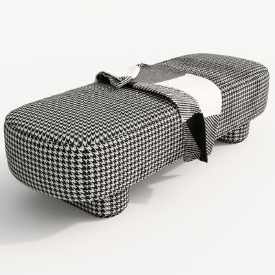  床尾凳 矮凳su模型 