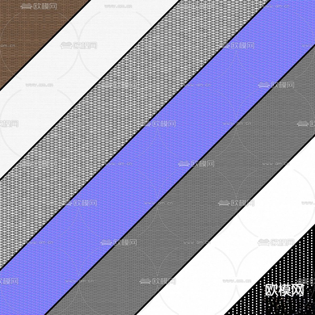 藤条 藤编材质球3d模型下载（渲染图4）