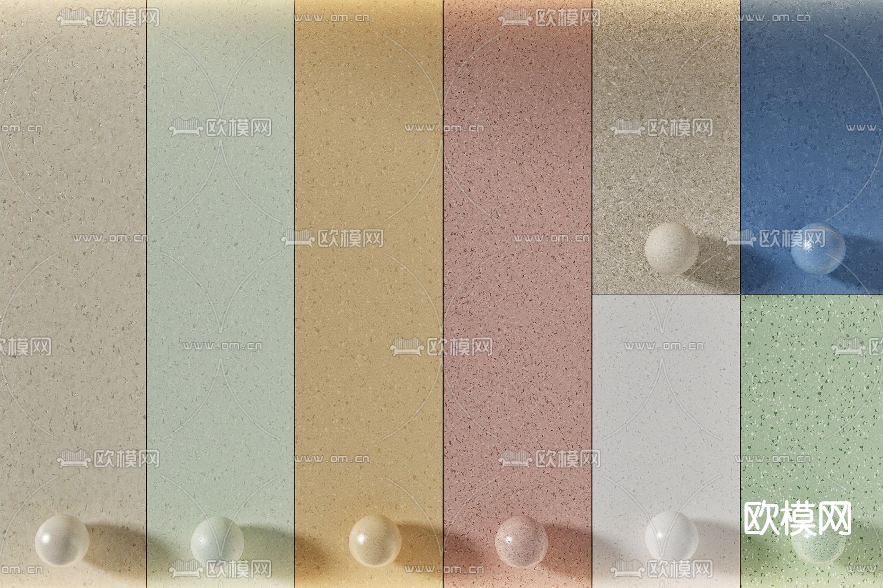 地胶 橡胶地板 地板胶3d模型下载