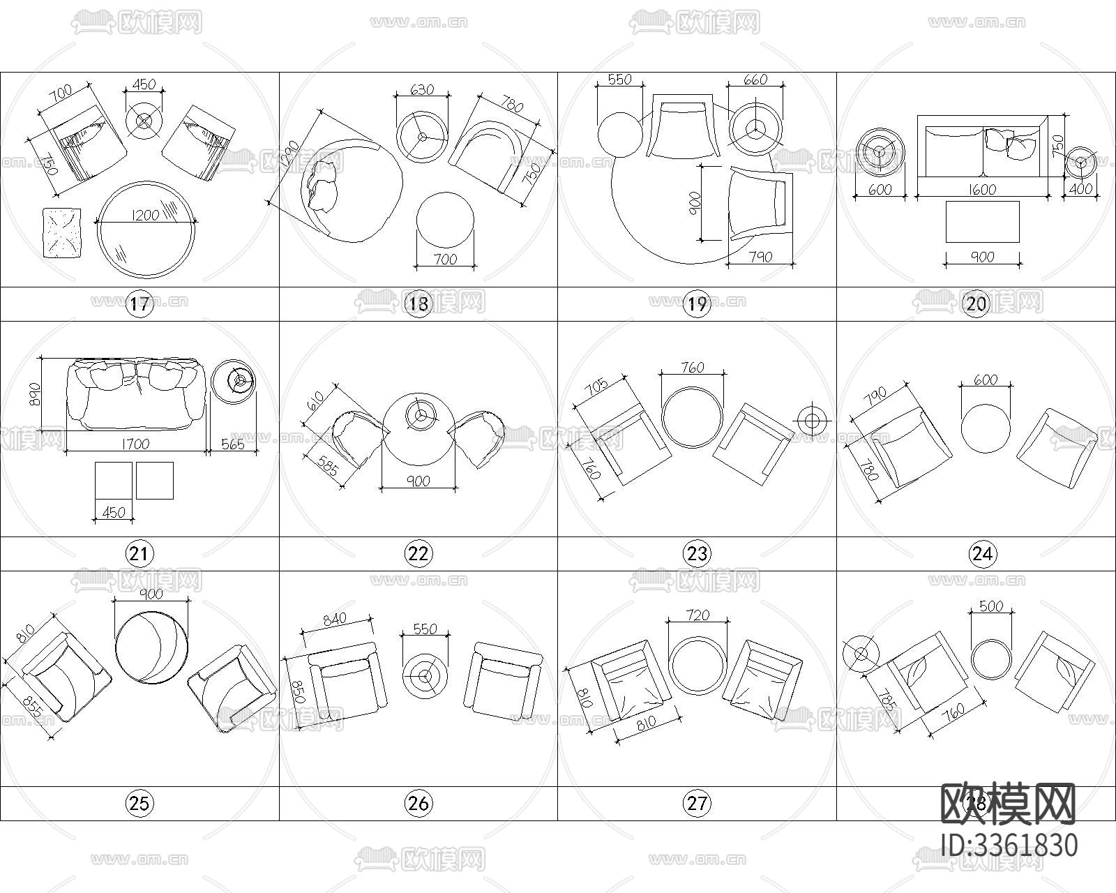 超全室内设计cad图库下载（渲染图4）
