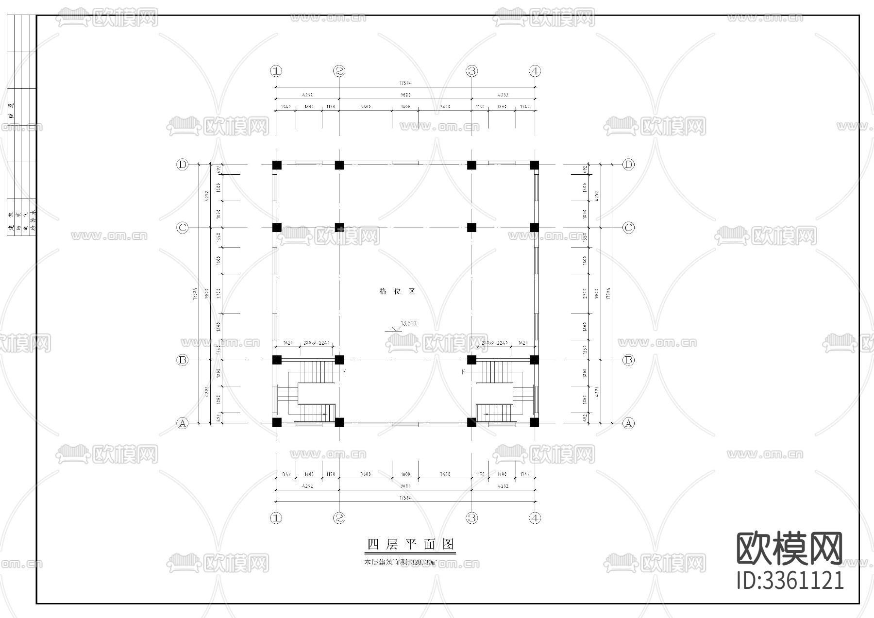 古建筑佛塔CAD施工图下载（渲染图6）