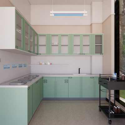  医院诊所 观察室 诊疗室su模型 