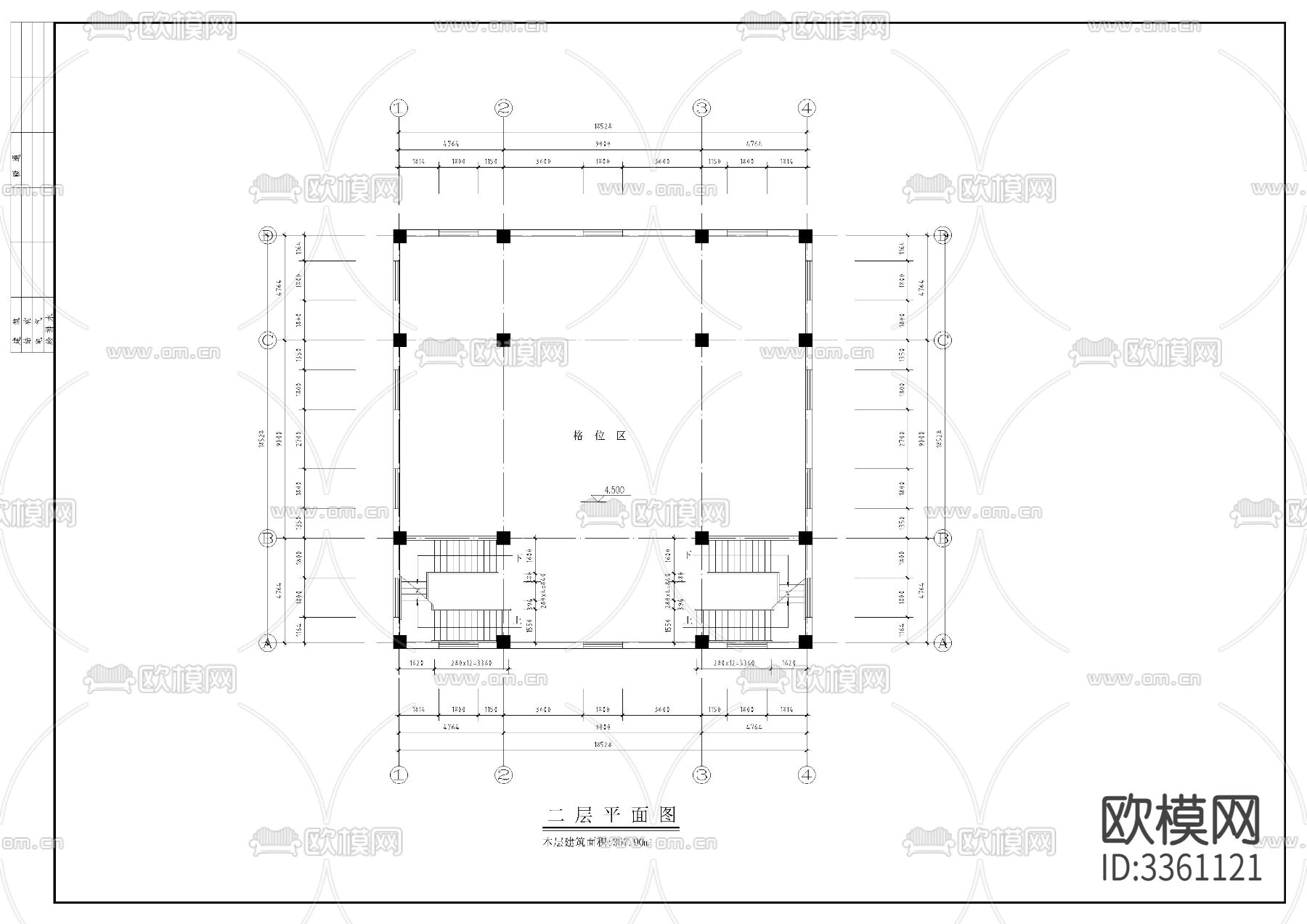 古建筑佛塔CAD施工图下载（渲染图4）