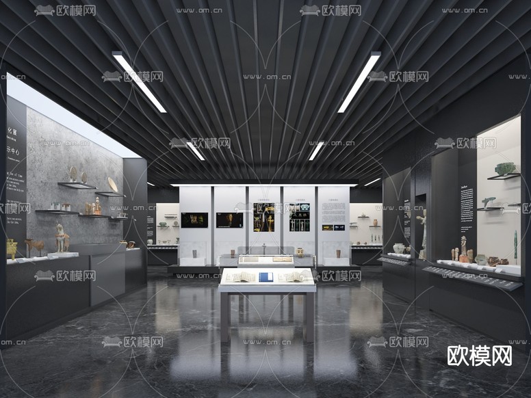 博物馆 文化馆 三星堆3d模型下载