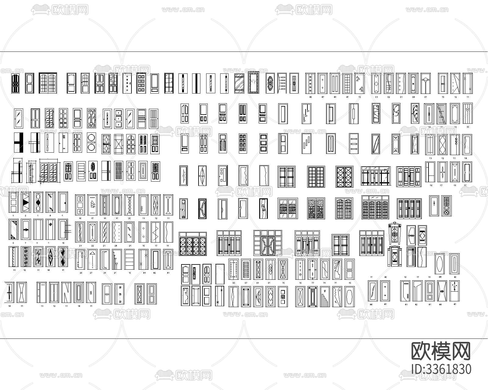 超全室内设计cad图库下载（渲染图6）