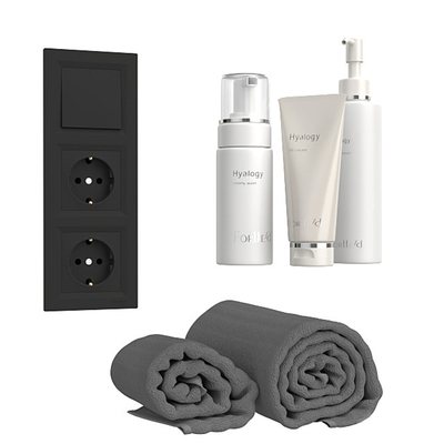  洗护用品 毛巾su模型 