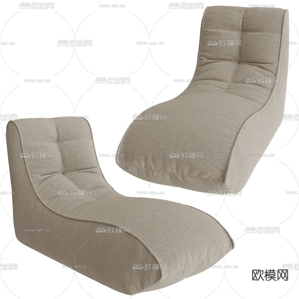 Proud懒人沙发3d模型下载