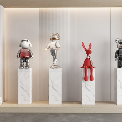  雕塑摆件 潮玩公仔su模型 