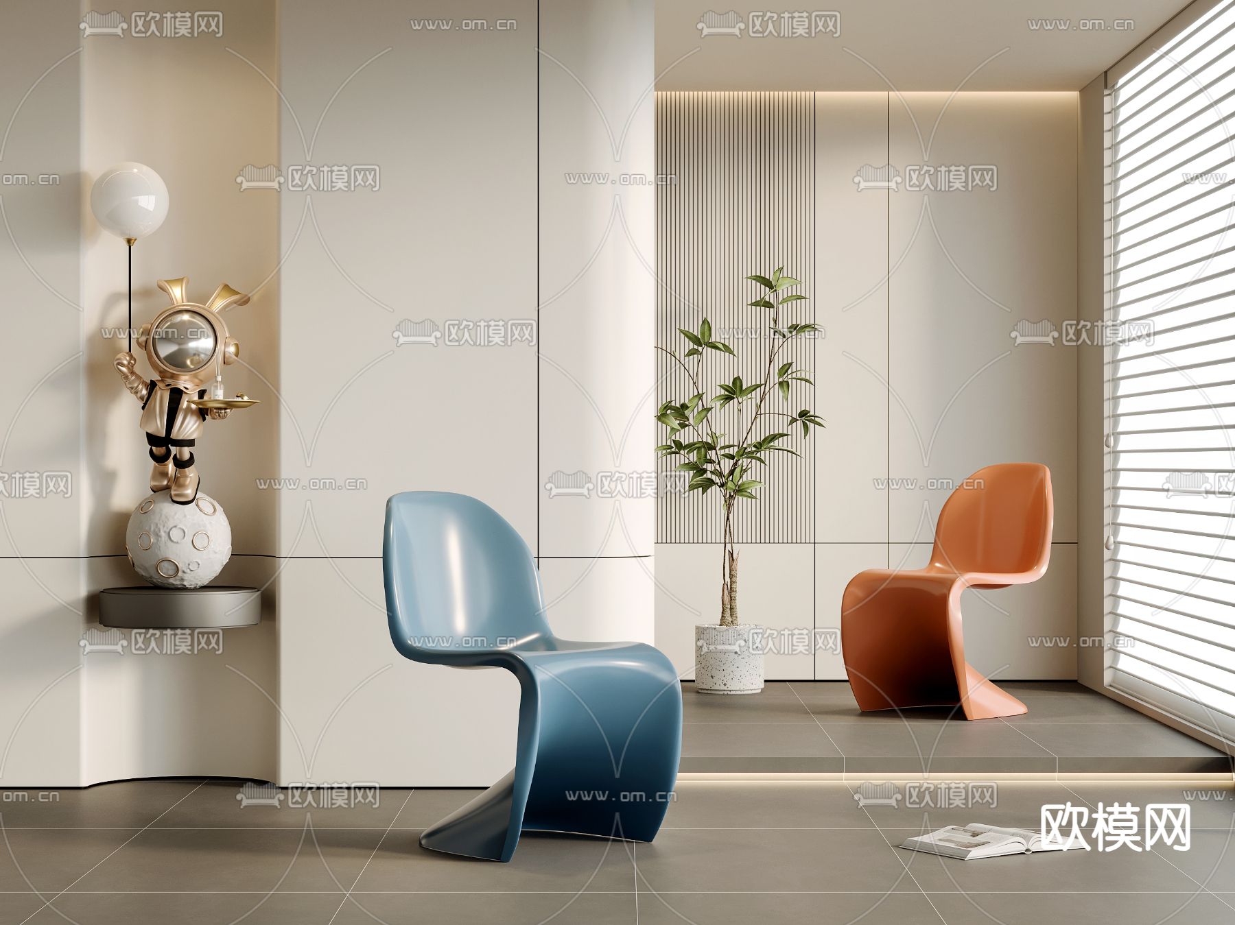 创意椅子 休闲椅3d模型下载