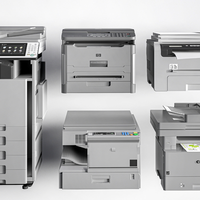  打印机 复印机su模型 