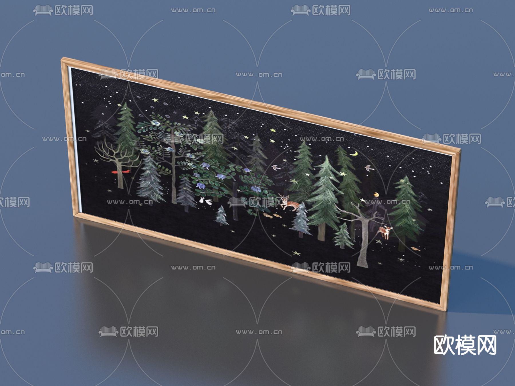 广告牌 店铺招牌 黑板3d模型下载