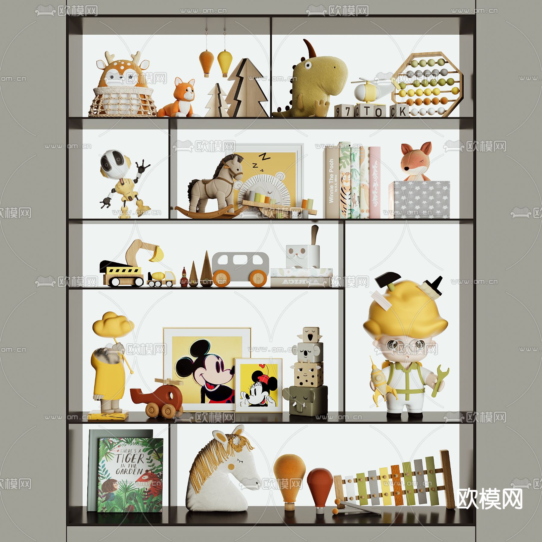 毛绒玩具 公仔 布偶 玩偶3d模型下载