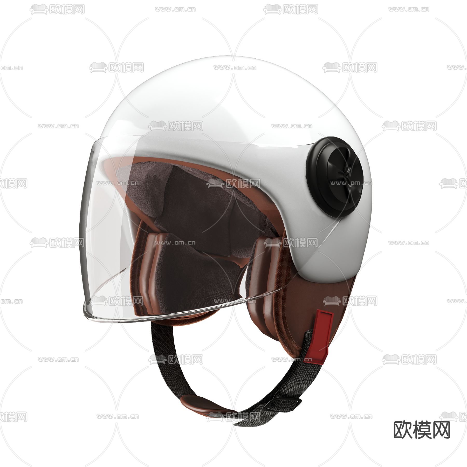 现代头盔 骑行帽3d模型下载