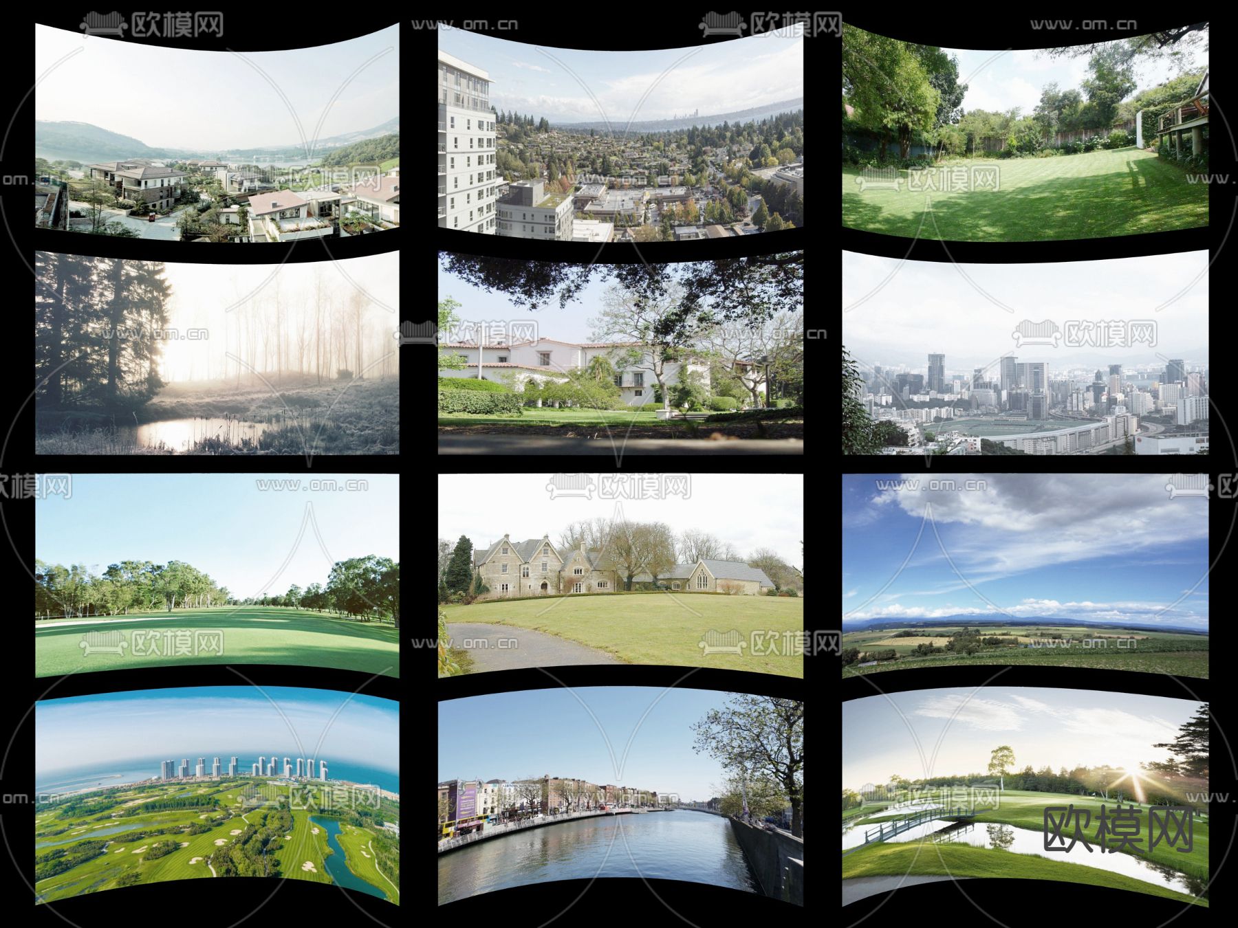 自然景观 外景3d模型下载