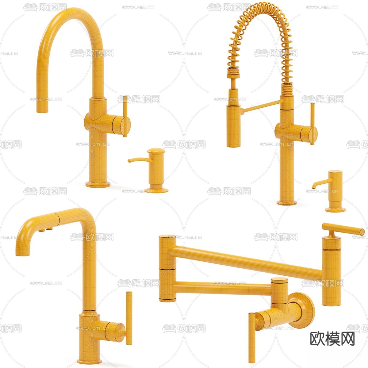 水龙头3d模型下载（渲染图6）