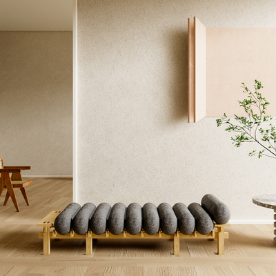  现代沙发塌 脚踏su模型 