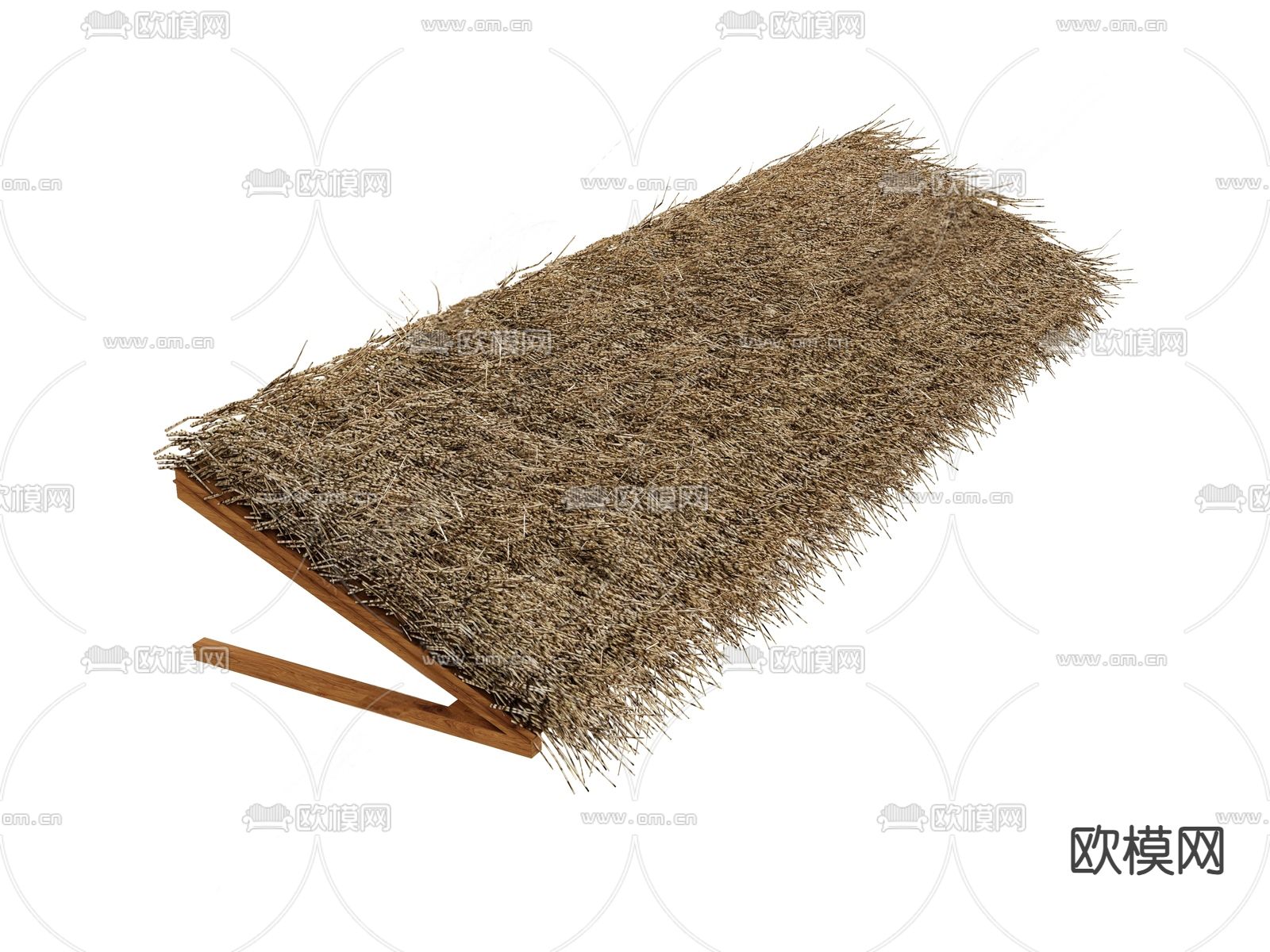 茅草 茅草棚 草垛3d模型下载