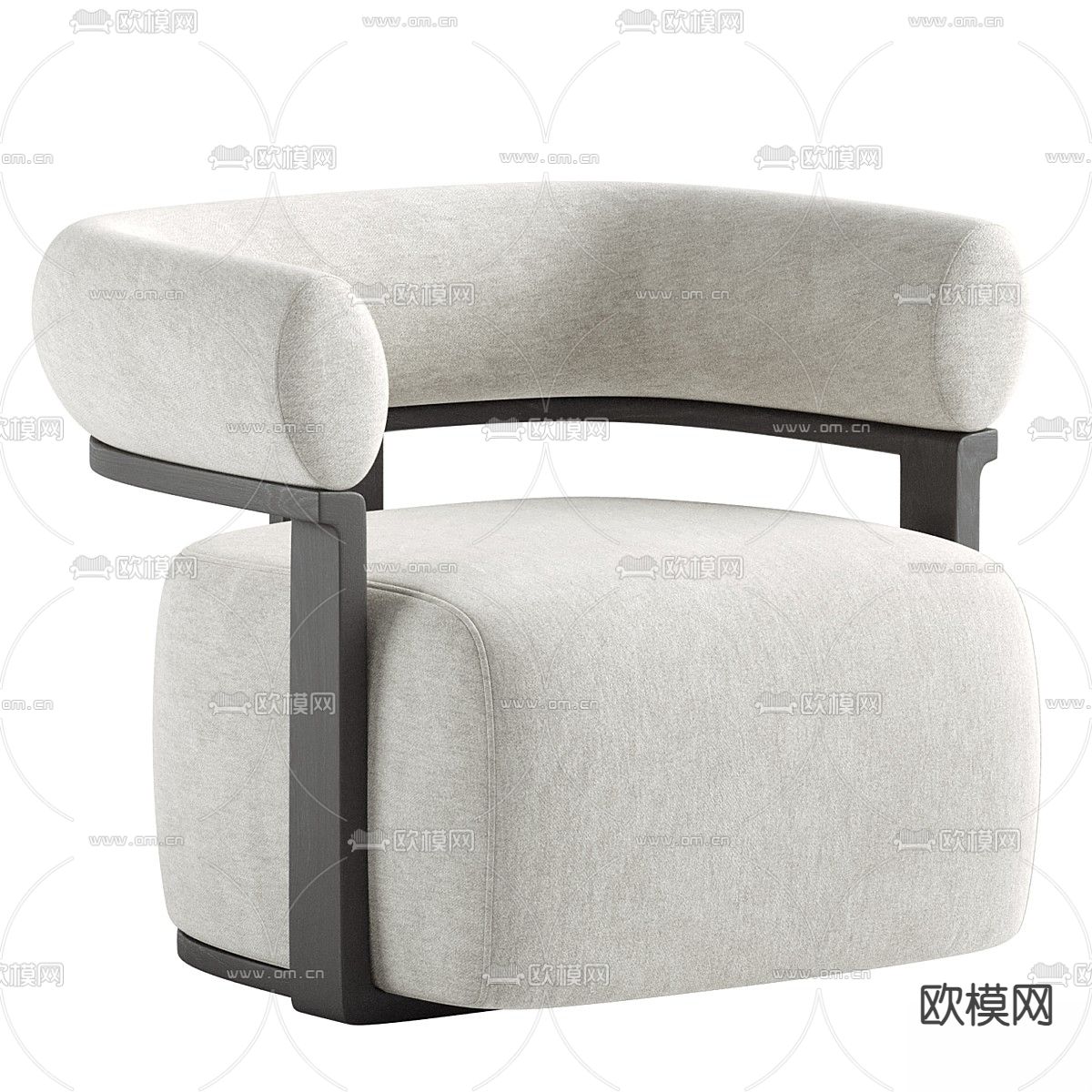 单人沙发3d模型下载（渲染图4）