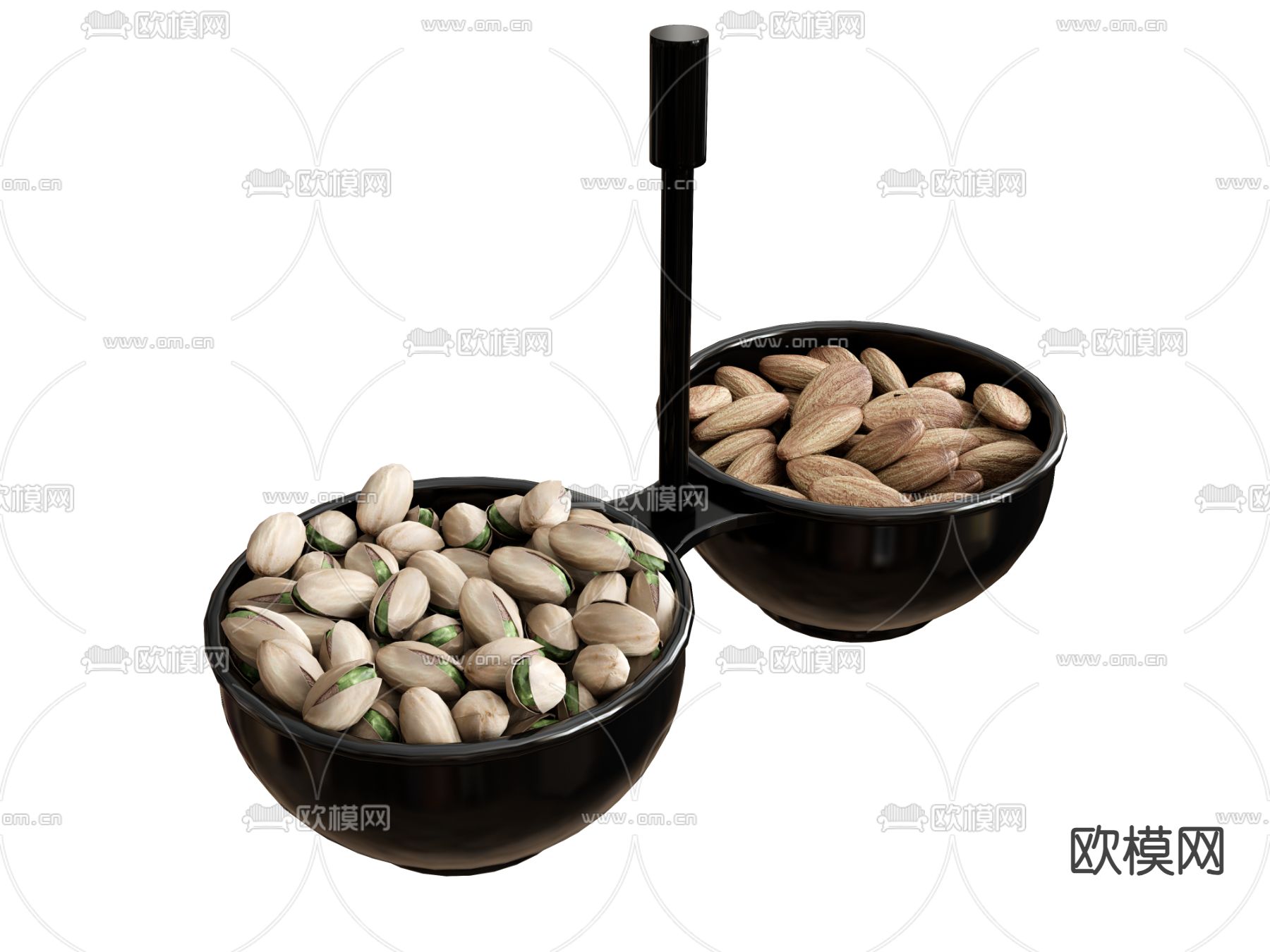 食物松子 榛子 开心果su模型下载（渲染图2）
