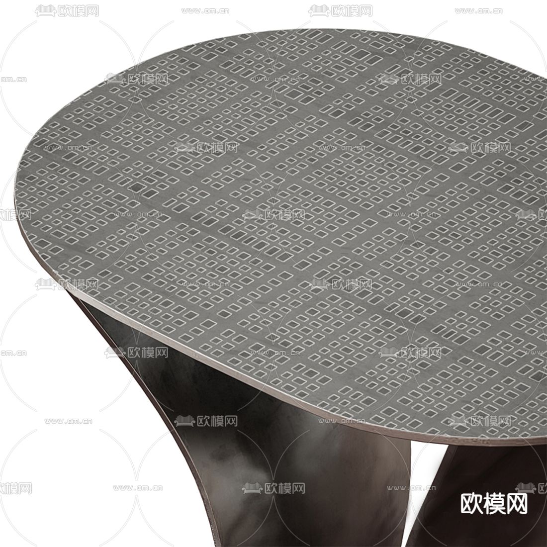 Fendi现代边几 角几3d模型下载（渲染图4）