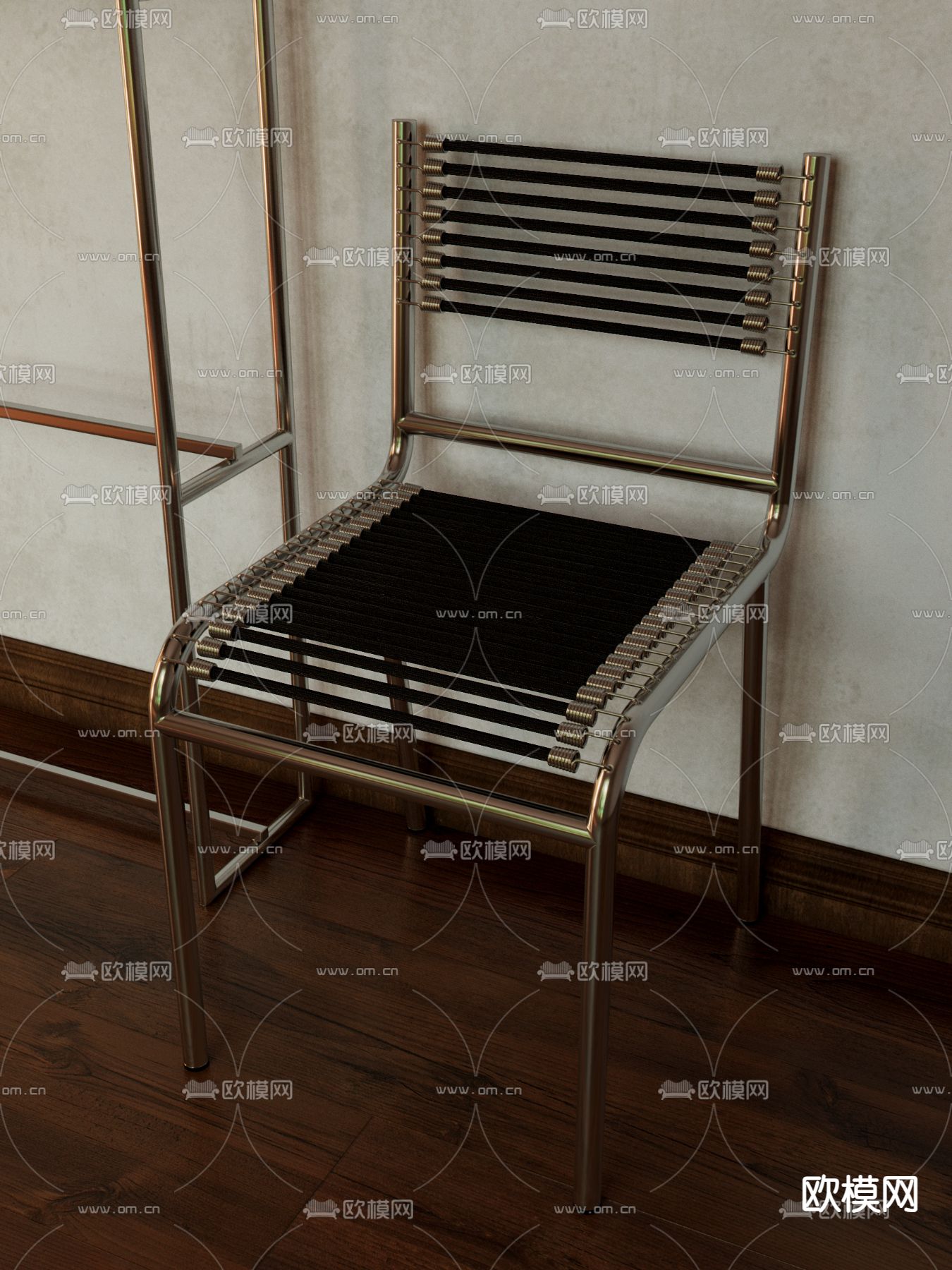 shadow chair 椅子 单椅 边几3d模型下载（渲染图2）