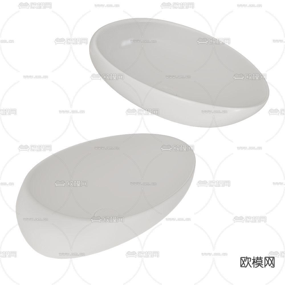ABBER 洗手盆 台盆3d模型下载（渲染图3）