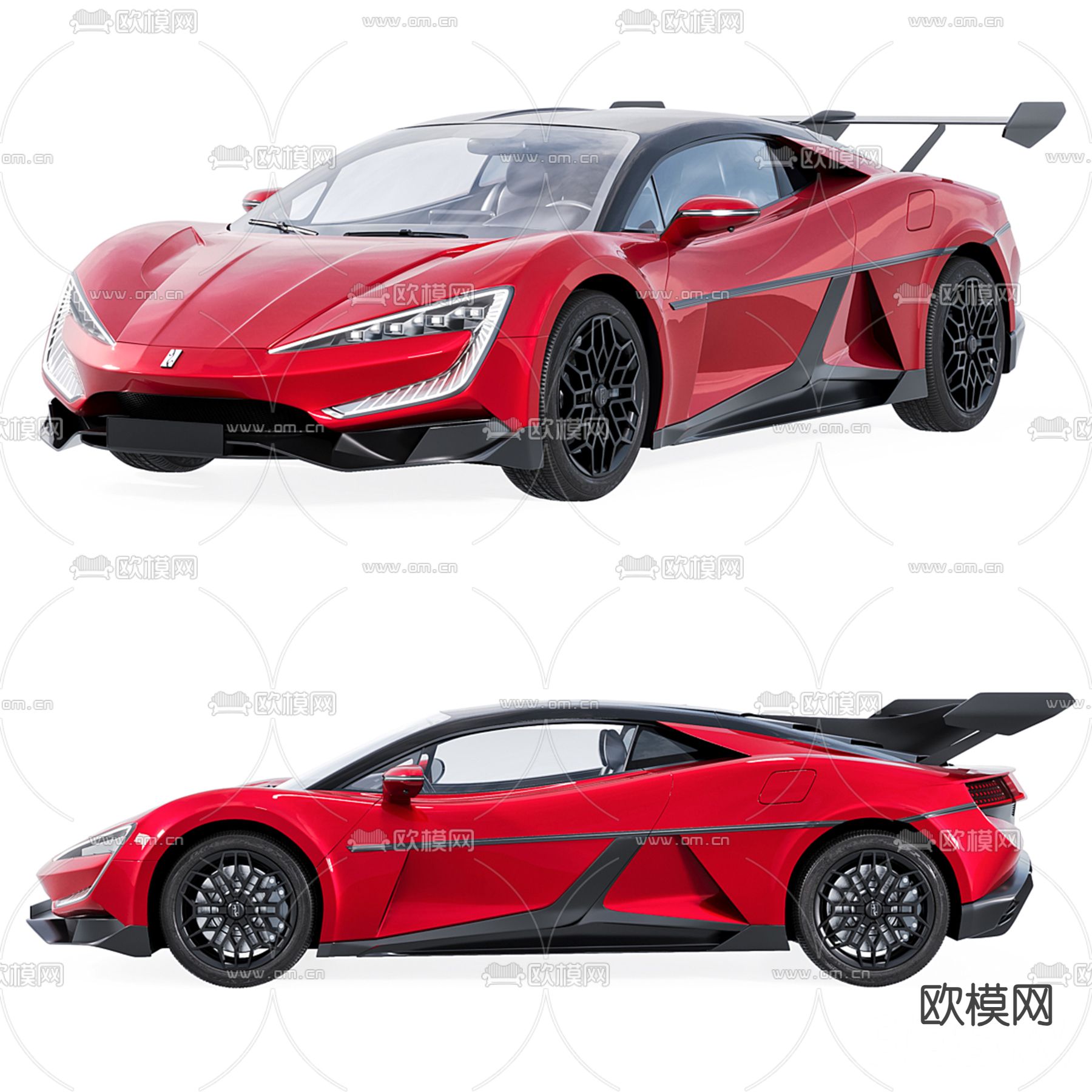 比亚迪仰望U9汽车3d模型