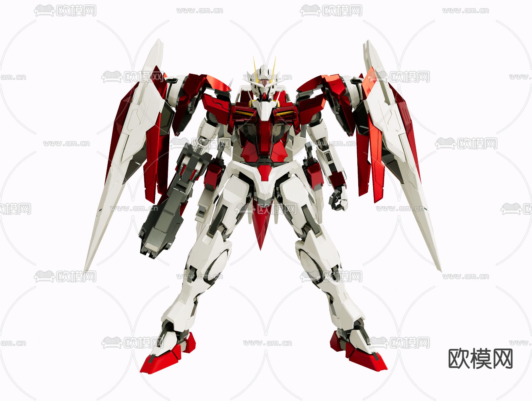 高达机器人玩具su模型下载（渲染图2）