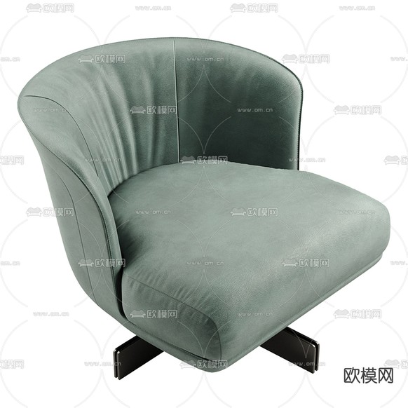 ENNE 现代沙发椅 休闲椅3d模型下载(渲染图1)