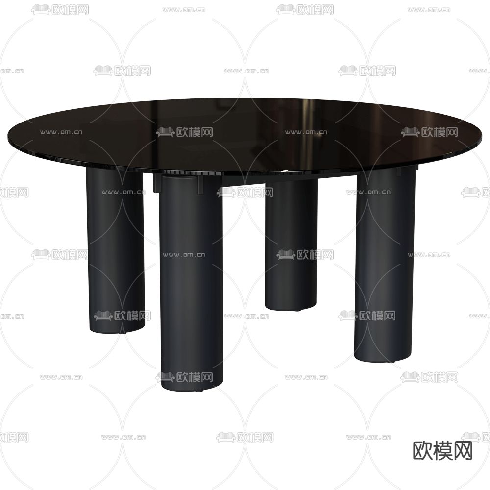 Gervasoni 餐桌3d模型下载（渲染图1）