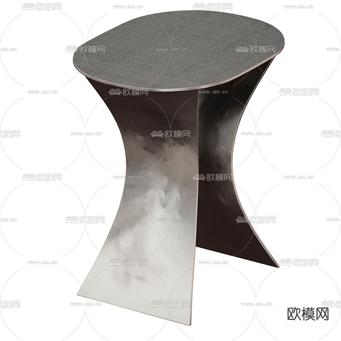 Fendi现代边几 角几3d模型下载（渲染图3）