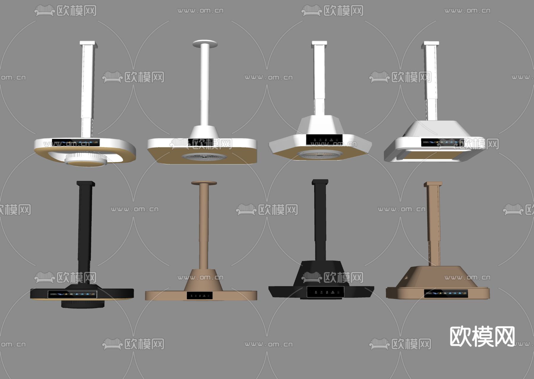 麻将灯 吸烟灯 棋牌室灯su模型下载（渲染图1）
