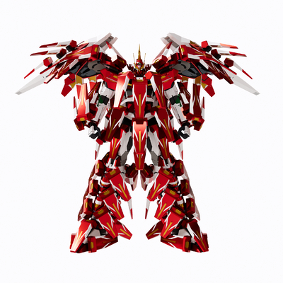  高达机器人玩具su模型 