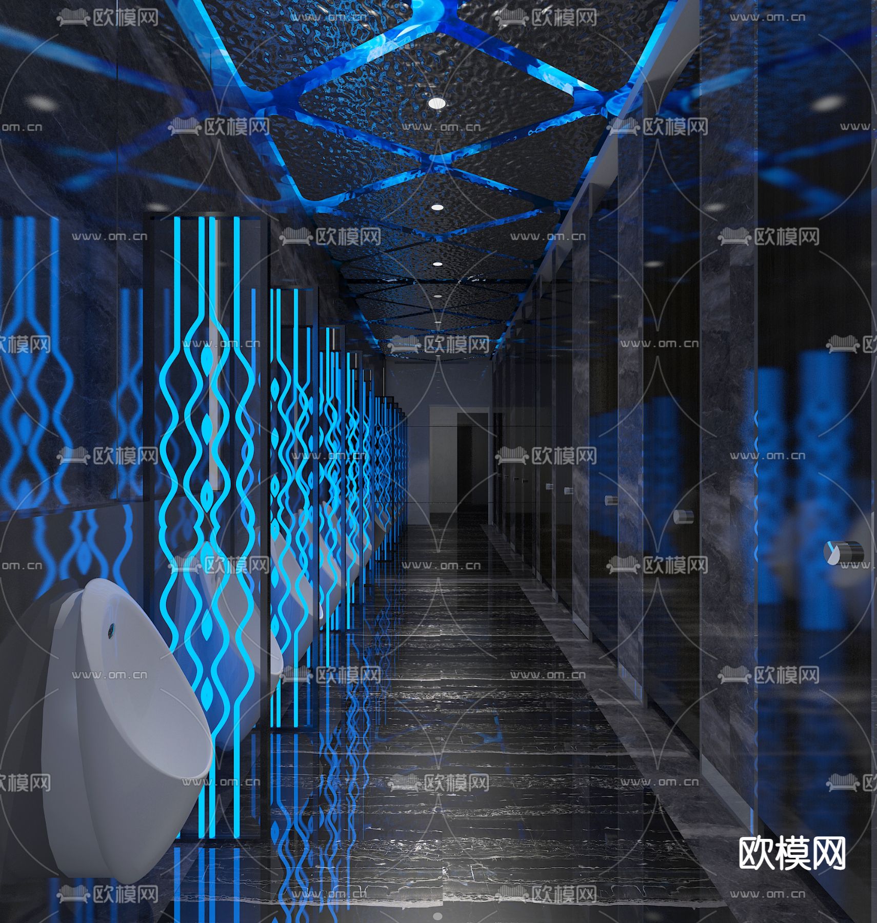 KTV卫生间3d模型下载