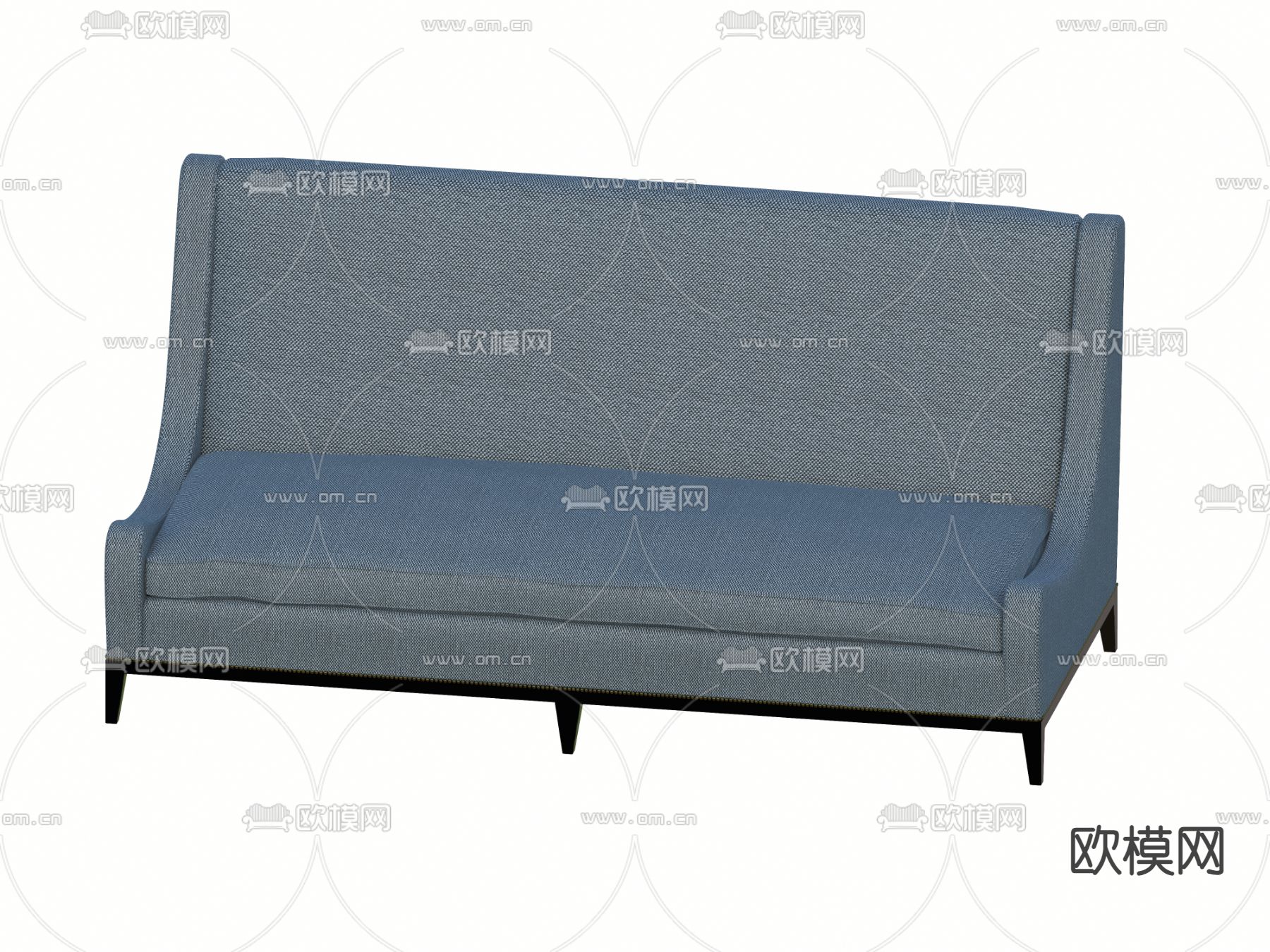 双人沙发 软体沙发3d模型下载