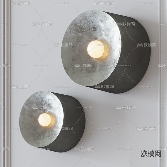 创意壁灯 艺术壁灯3d模型下载