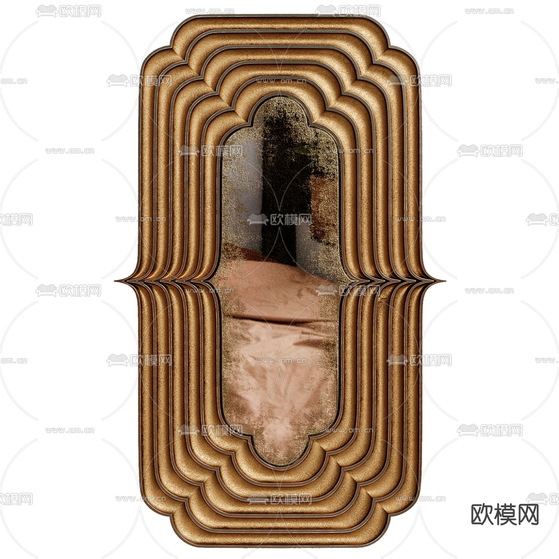 异形镜子 装饰镜3d模型下载