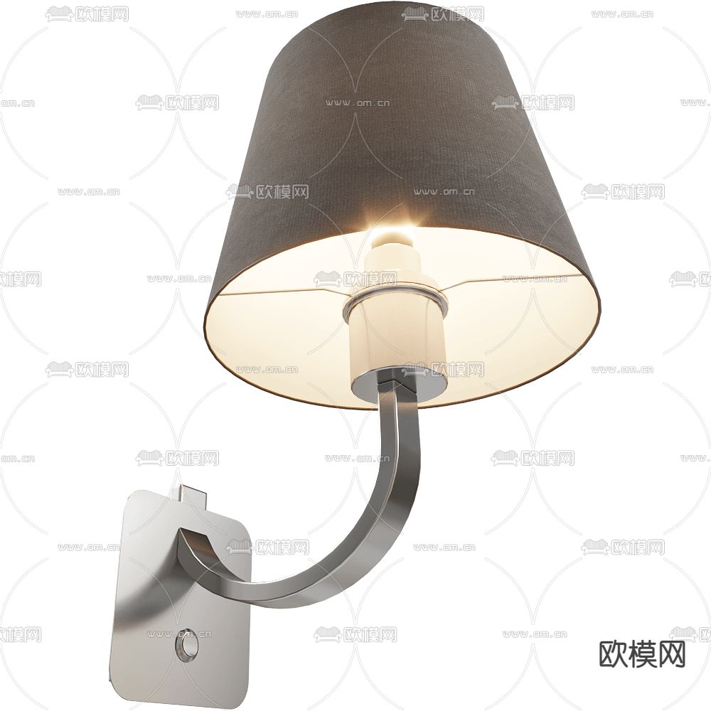 Maxlight 壁灯3d模型下载（渲染图2）