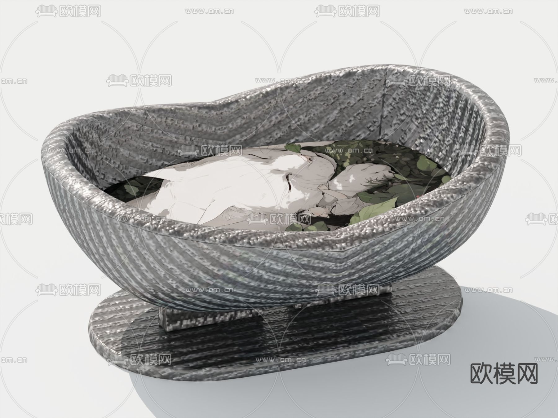 宠物用品 创意宠物床 猫窝 狗窝3d模型下载