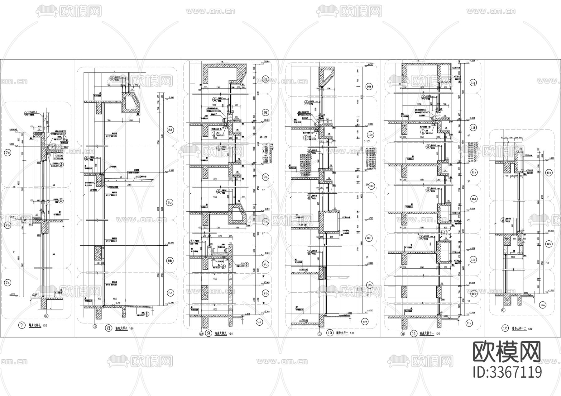 会所建筑CAD施工图下载（渲染图6）