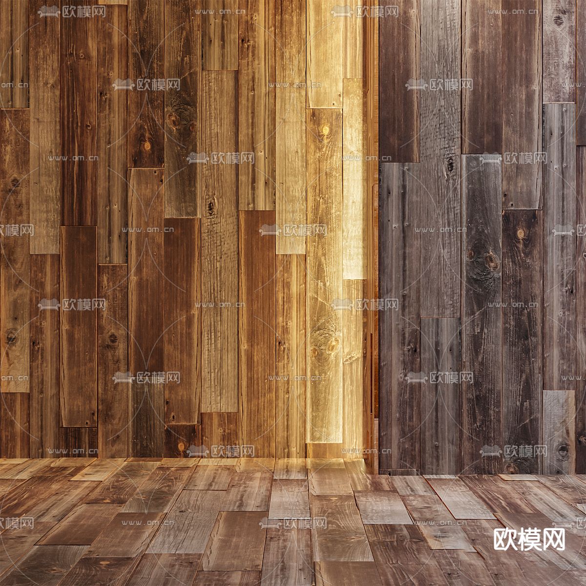 现代木地板3d模型下载