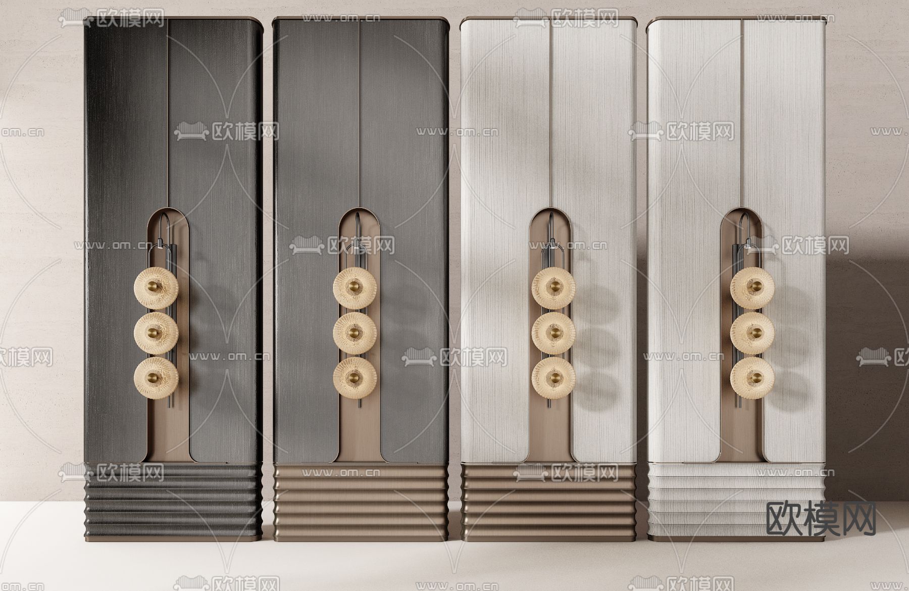 CCD 酒店屏风 隔断3d模型下载