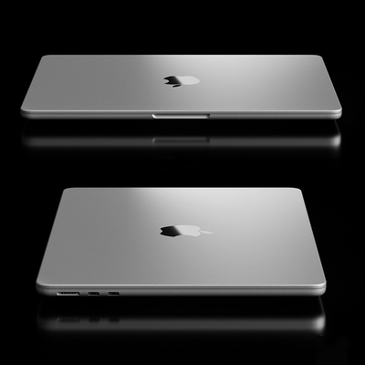  苹果笔记本电脑su模型 