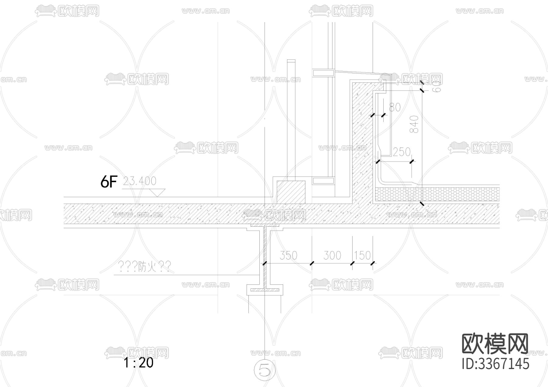 彩钢板屋面节点大样图下载（渲染图6）