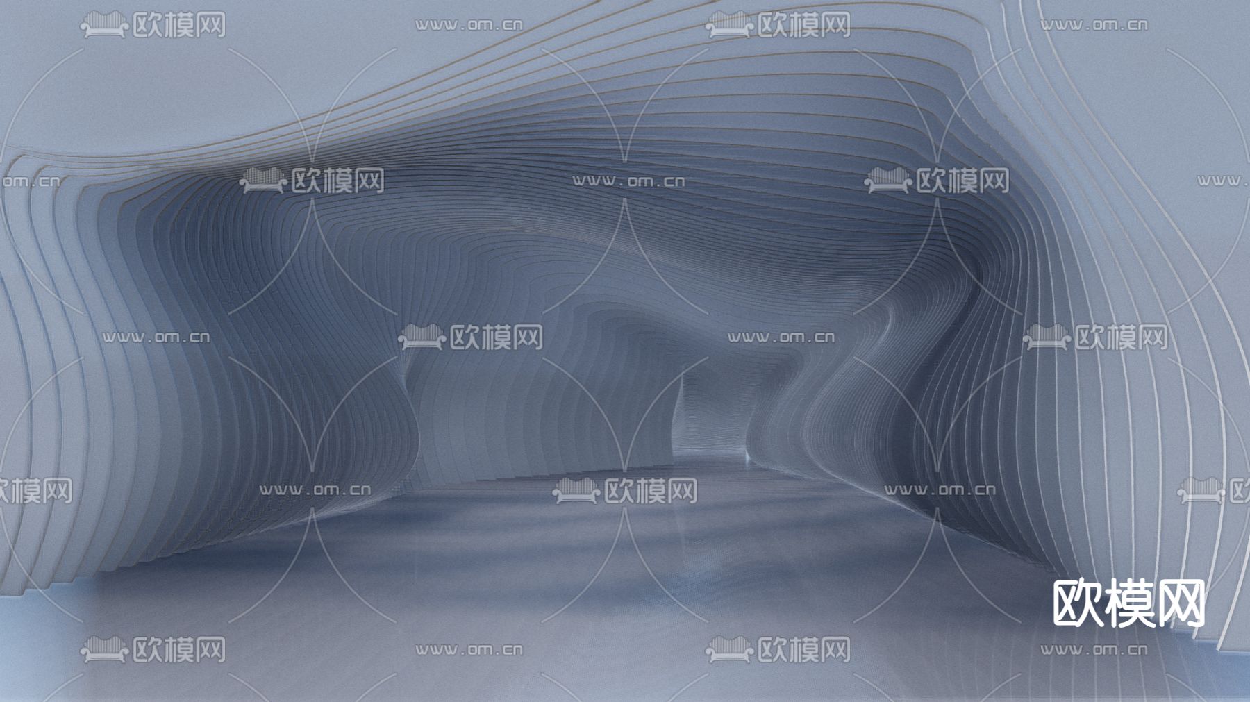 现代展览馆 艺术馆3d模型下载
