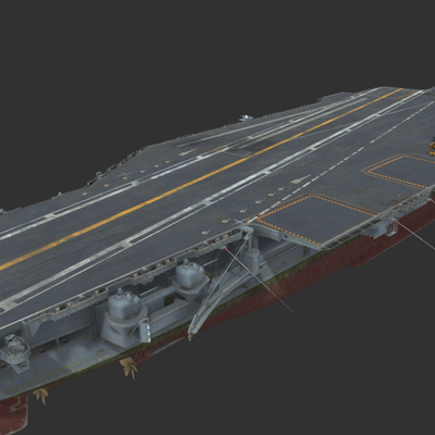  航空母舰 核动力军舰 航母su模型 