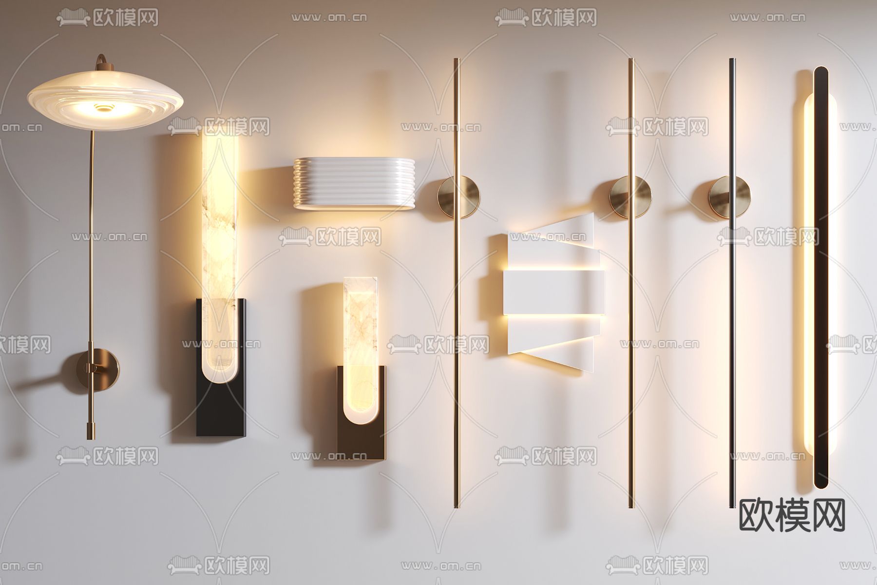 装饰壁灯 壁灯3d模型下载