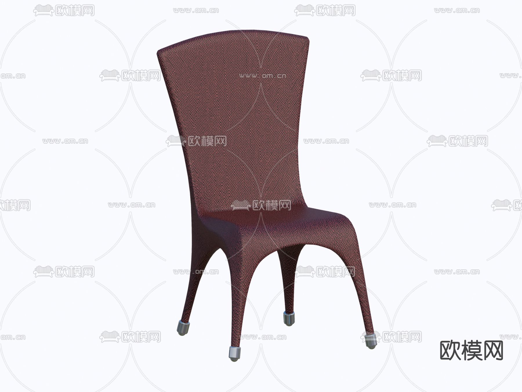 美式椅子 休闲椅 餐椅3d模型下载