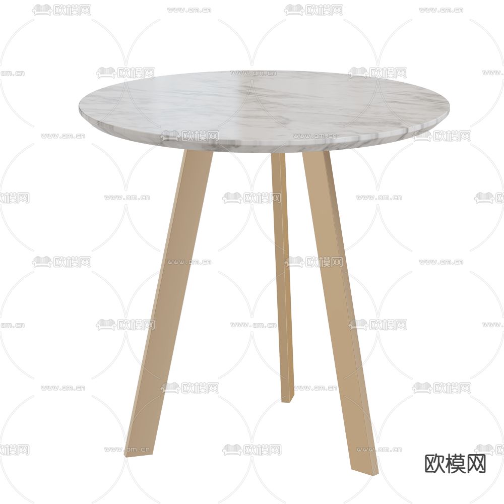 Paolo Castelli 现代边几 角几 圆几3d模型下载