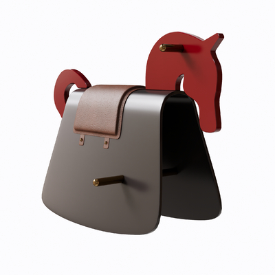  木马 儿童玩具su模型 